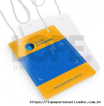 Credencial + Cordo branco tradicional