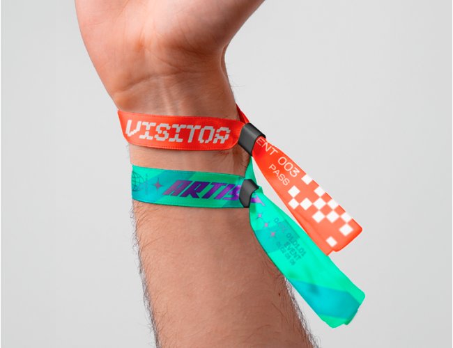 Pulseiras Acetinadas tecido Personalizadas