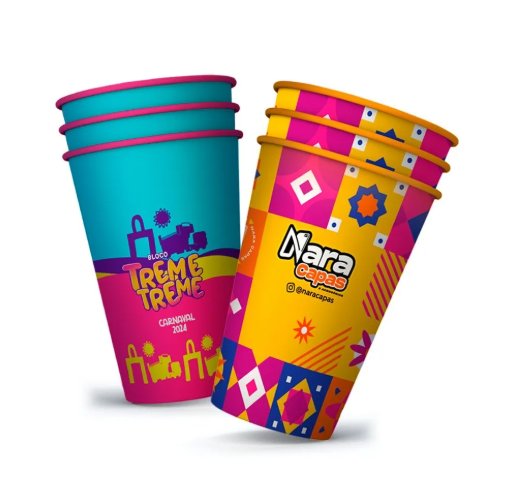 Copos Ecol�gicos Label Personalizado